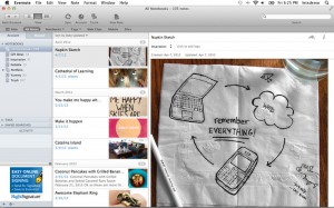 Evernote - screencapture